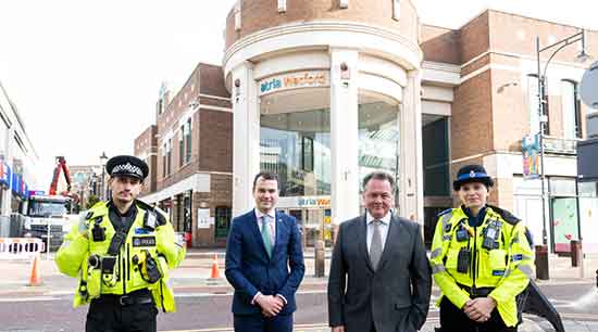 My Lloyd on patrol with officer in Watford
