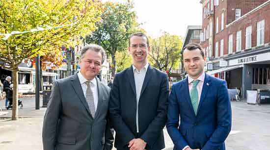PCC and Deputy with Mayor of Watford