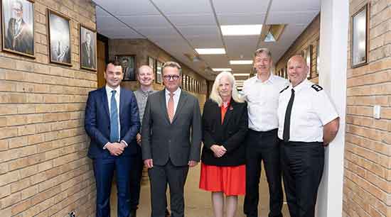 PCC with Leader of Stevenage Council and others