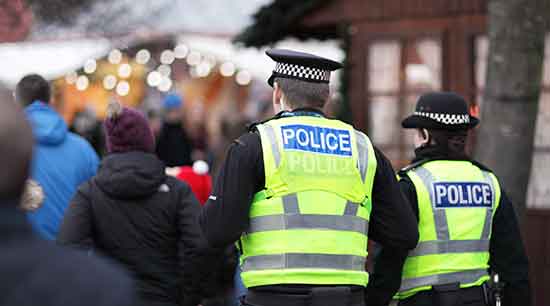 Two officers on patrol