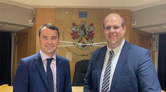 PCC and Deputy stand together
