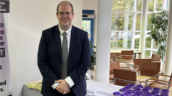Mr Ash-Edwards at the Hate Crime event