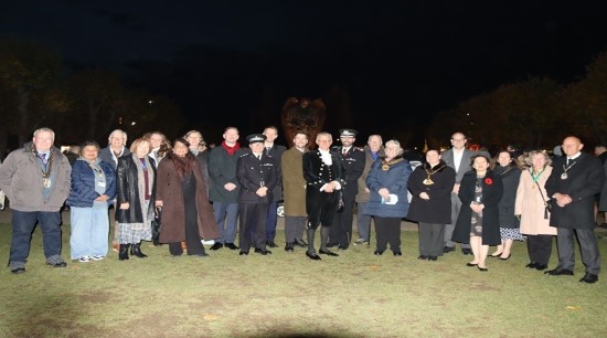 Representatives from the police , the police crime commissioner and Welwyn Hatfield Borough Council, along with MP Andrew Lewin, the High Sheriff of Hertfordshire Nicholas Buxton
