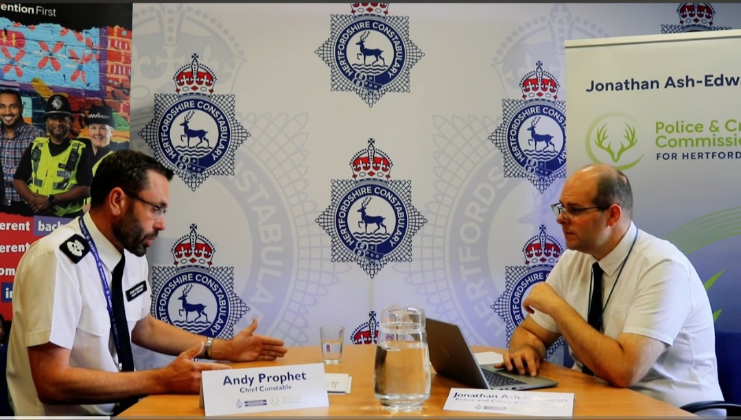 PCC Ash-Edwards and CC Andy Prophet